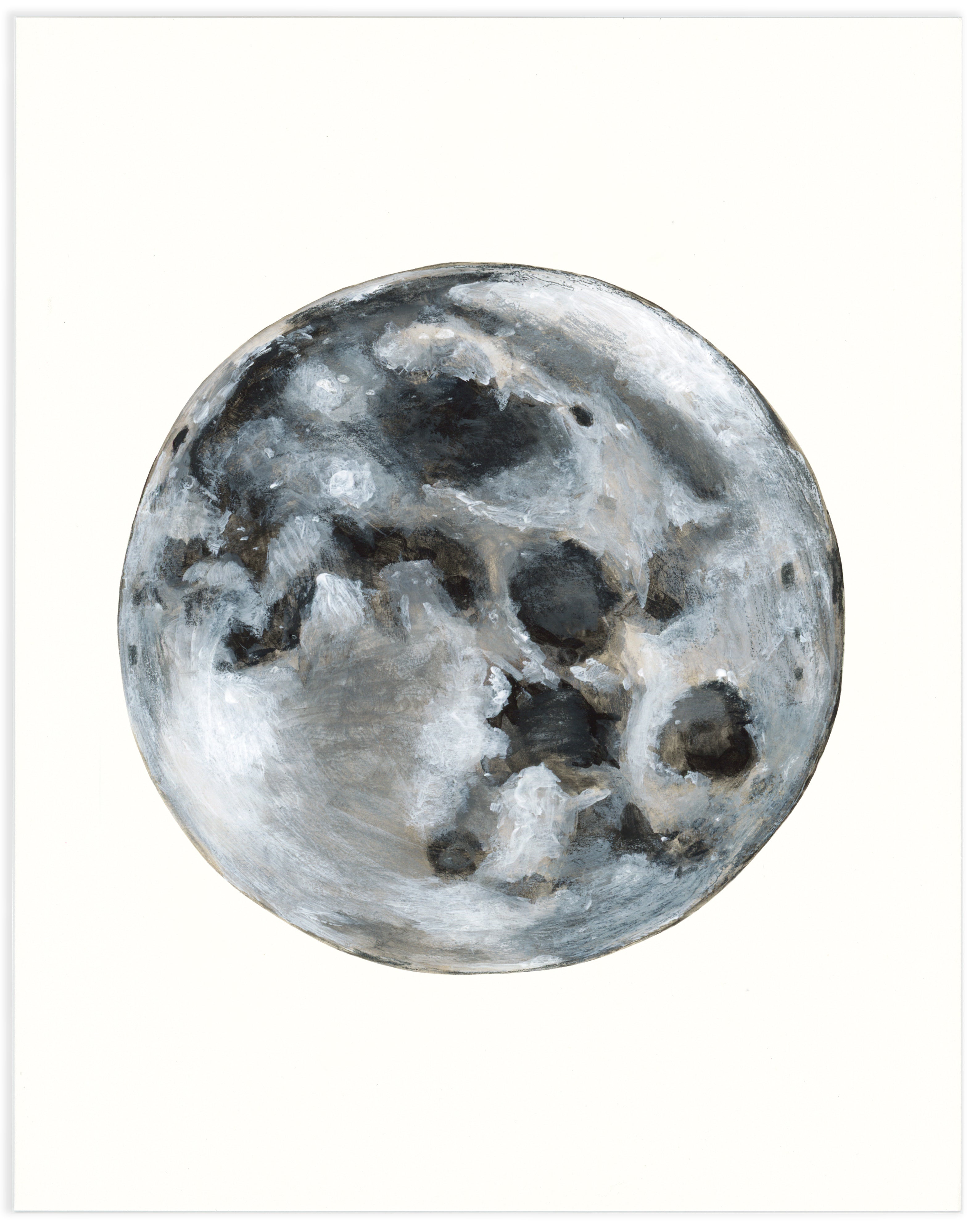 Moon Art Print – Good Postage